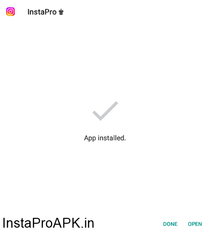 Insta Pro Install